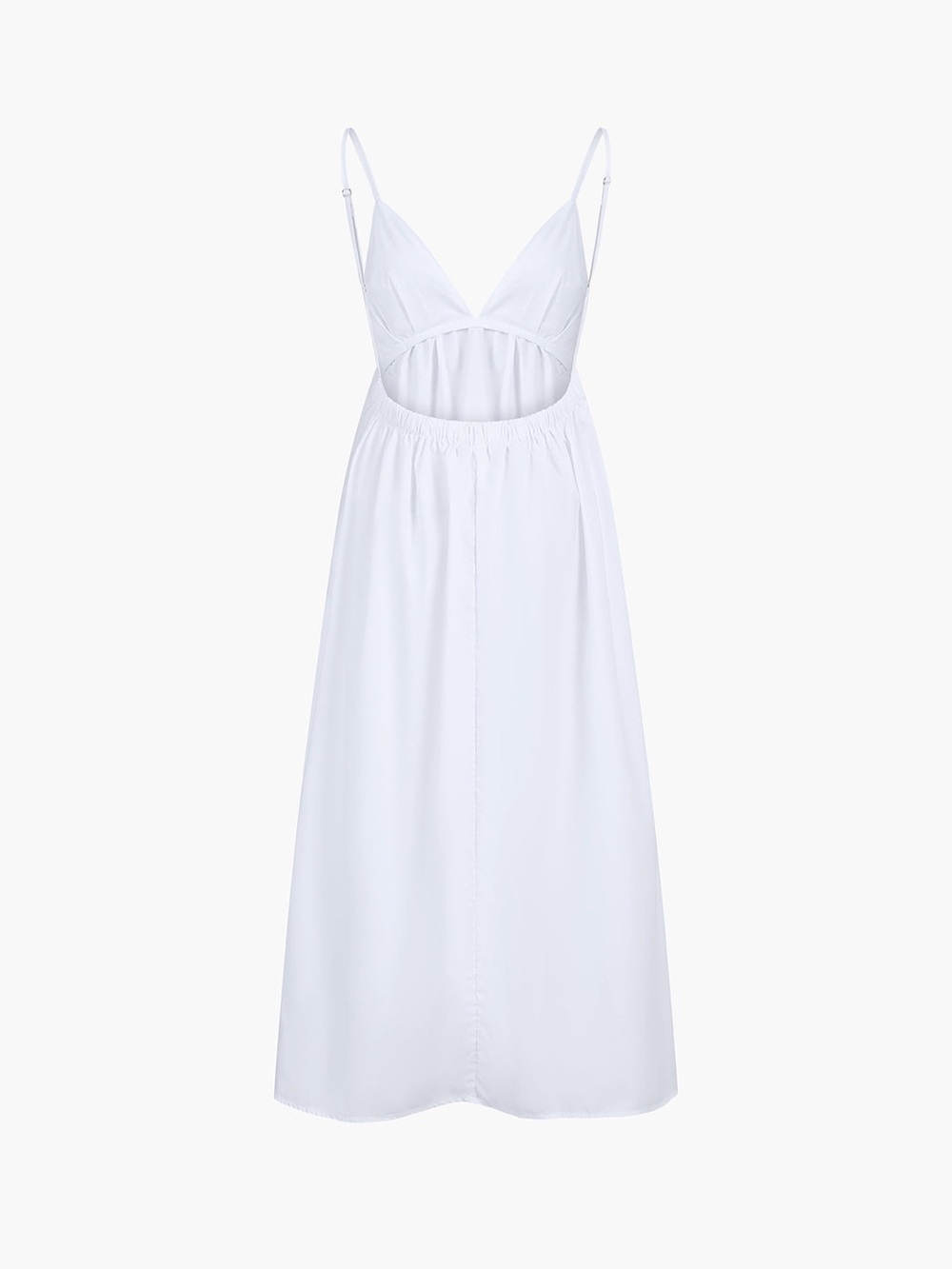 Commense Coastal Cowgirl Open Back Long Dress in White size Medium. New with tag - Picture 6 of 7